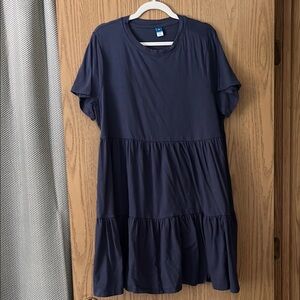 Old Navy Blue Tiered Dress